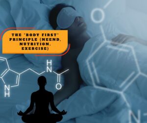 The "Body First" Principle (Neend, Nutrition, Exercise)