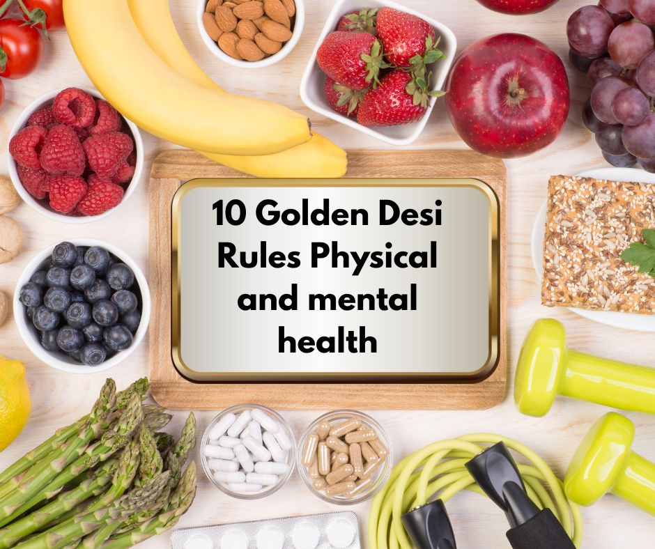 10 Golden Desi Rules Physical and mental health