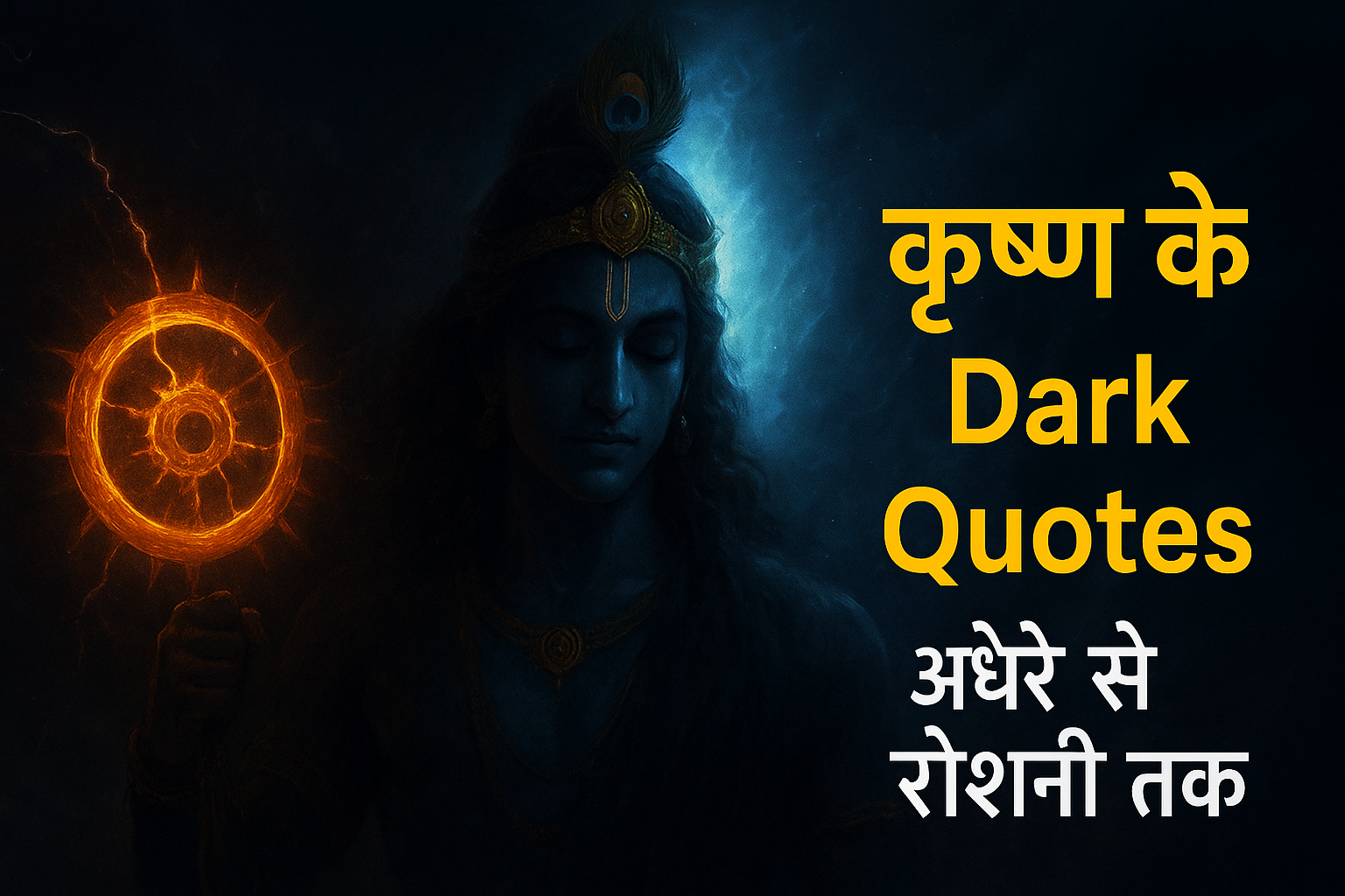 Jab Zindagi Andheri Lage, Krishna ke Words Yaad Rakhna